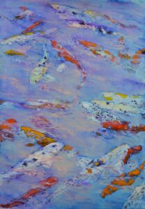 50B_Koi in Shimmering Water_60x42_Mar 2026