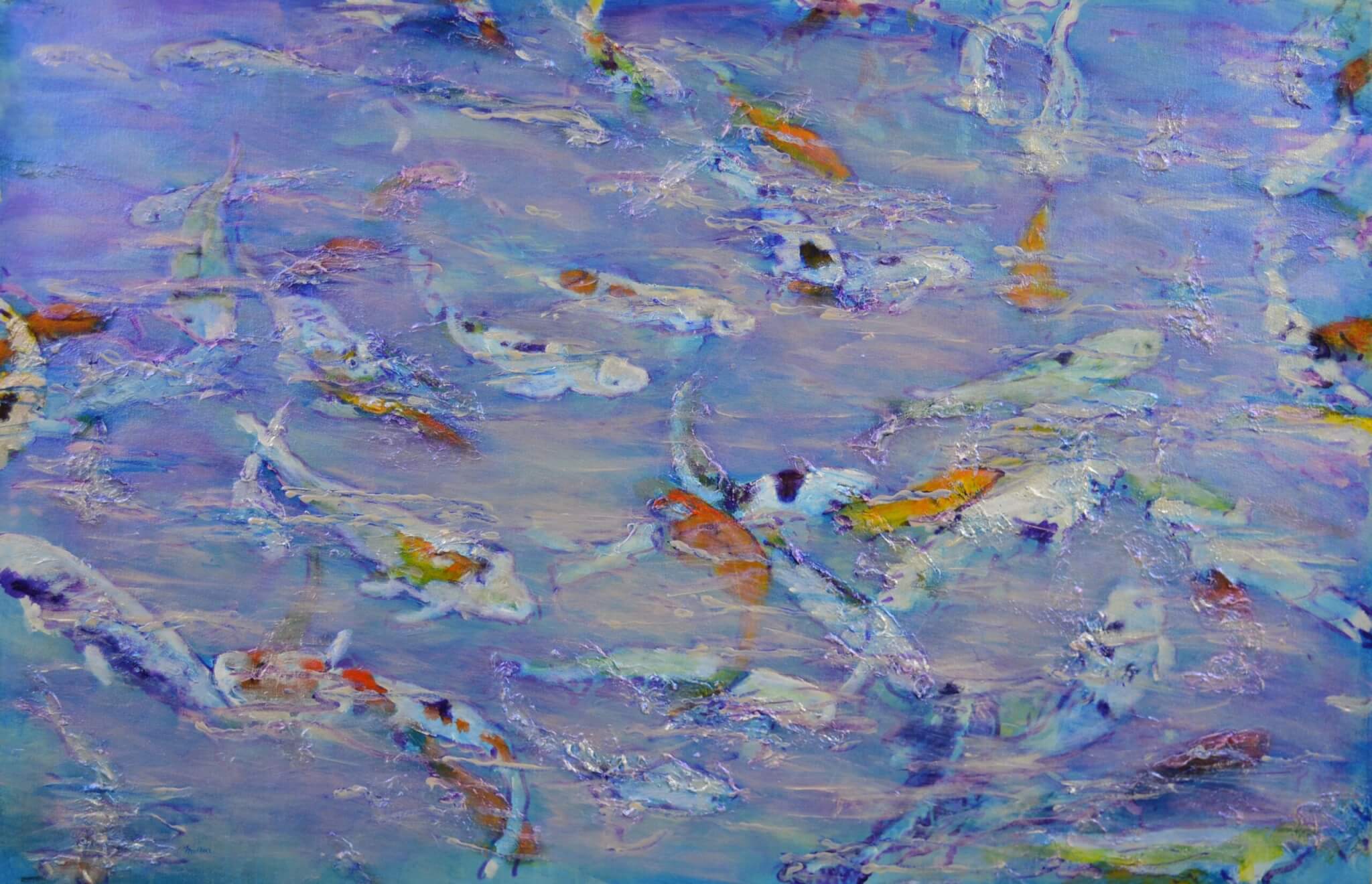 61B_Koi in Shimmering Water #2_34x52_Sept. 2026